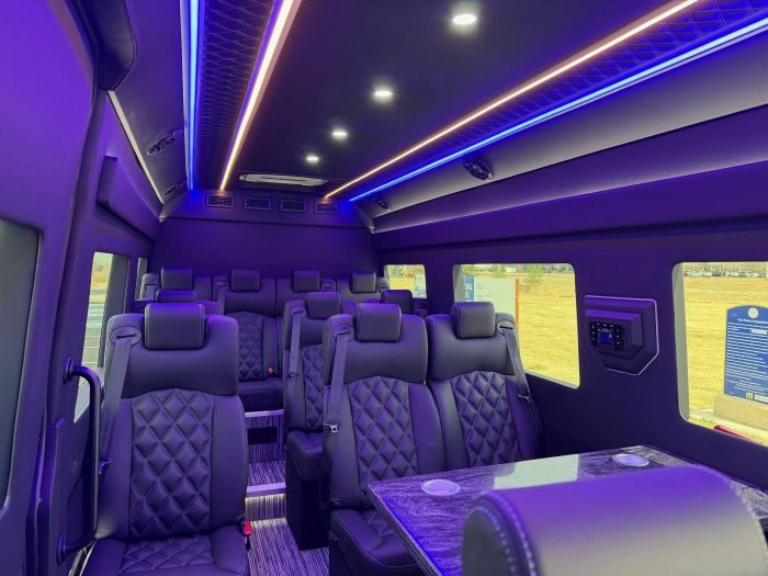 Executive Sprinter seating – Golden limo service